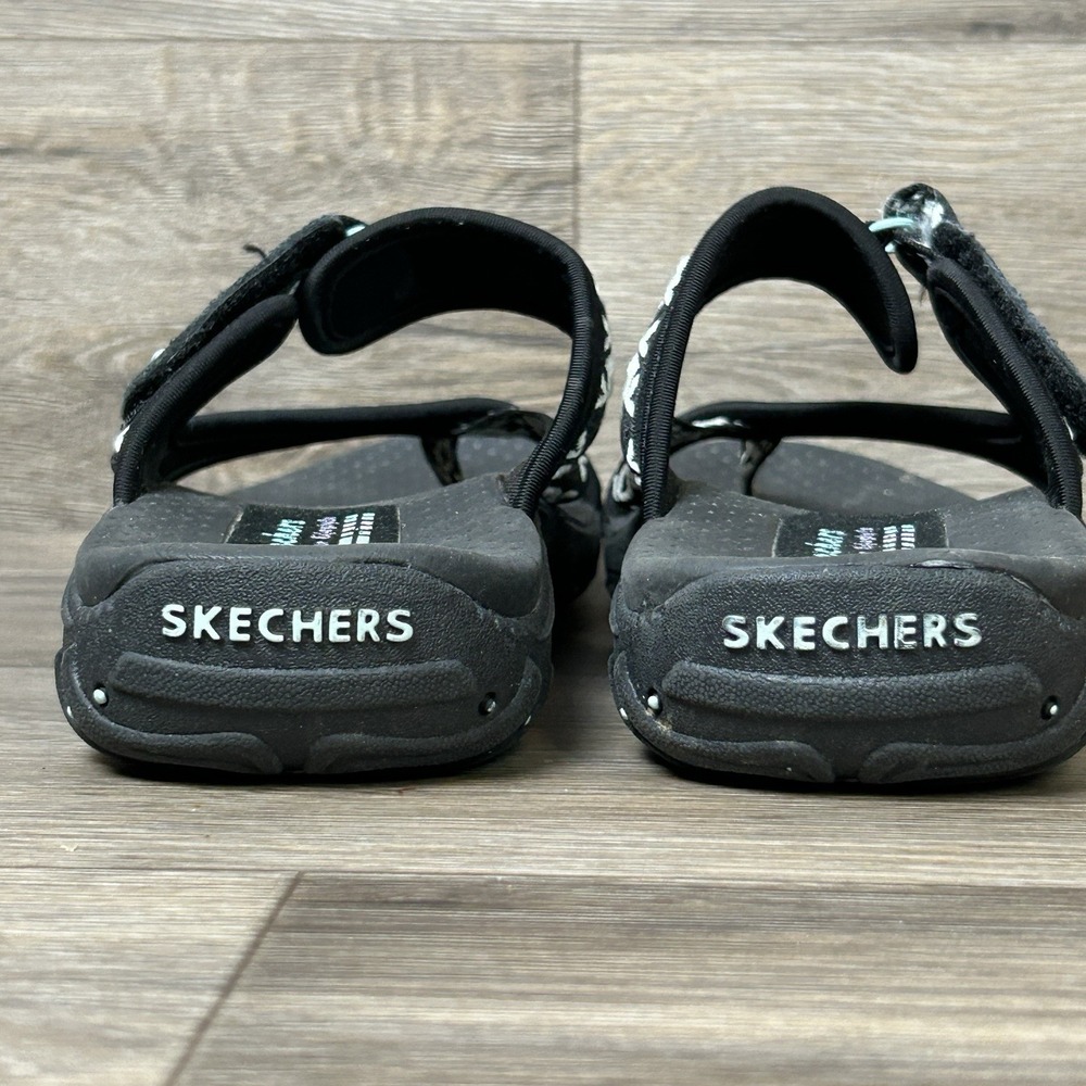Skechers Reggae Sport Sandals Womens 9 Black Strappy Activewear Hiking Outdoor - Picture 4 of 8